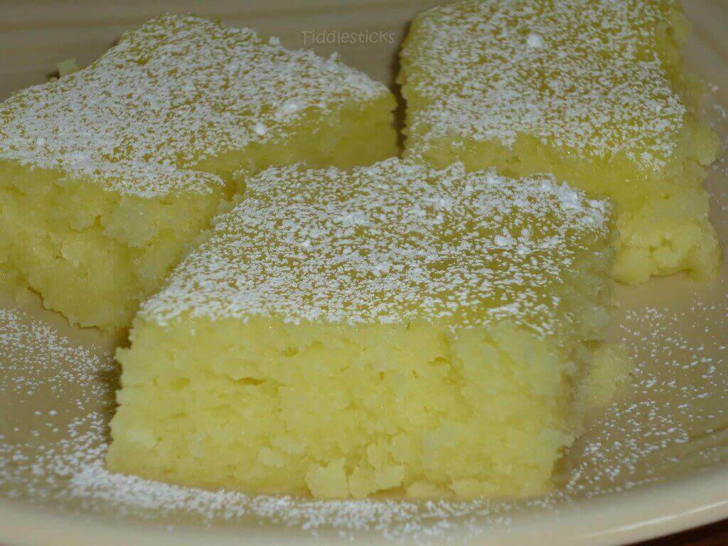 2 ingredient lemon bars