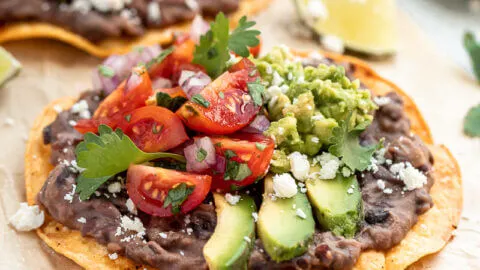 Black Bean Tostadas