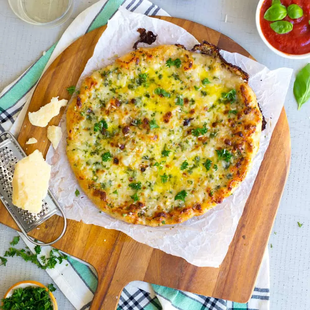 Garlic Bread Pizza