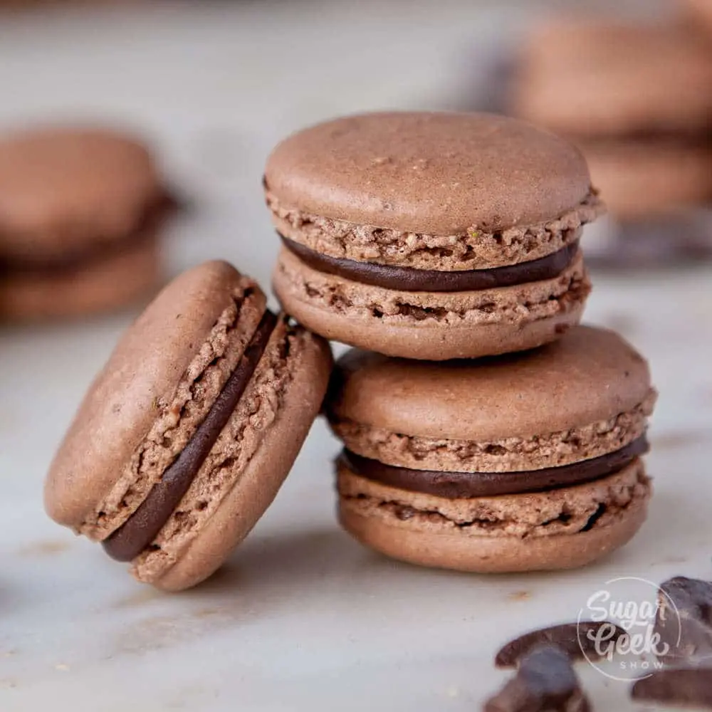 Chocolate Macarons